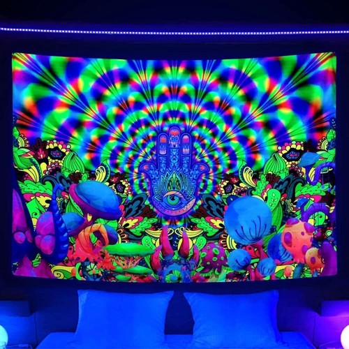 Blacklight wall art extra - blacklight,