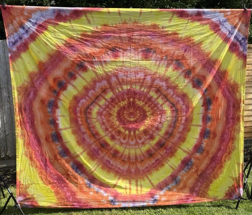 Tie dye tapestry wall hanging - wall,