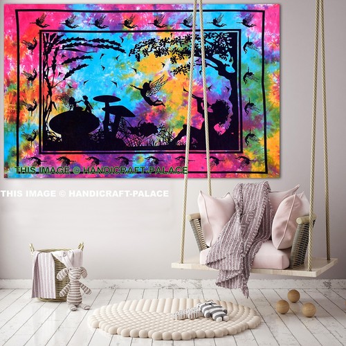 Fairy land tapestries - fairy, mushroom