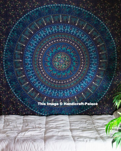 Indian elephant mandala wall - elephant,