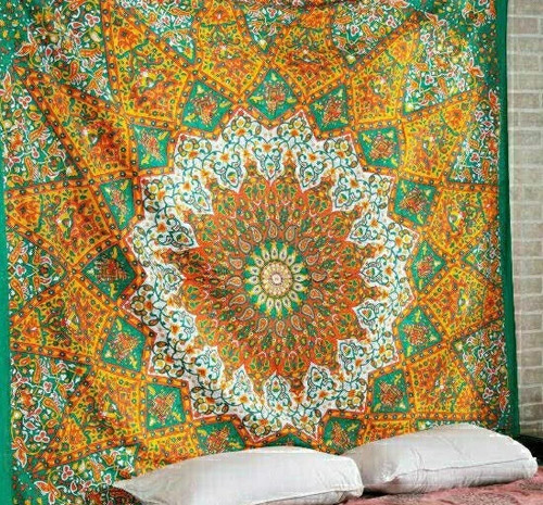 Indian decor mandala tapestry - indian,