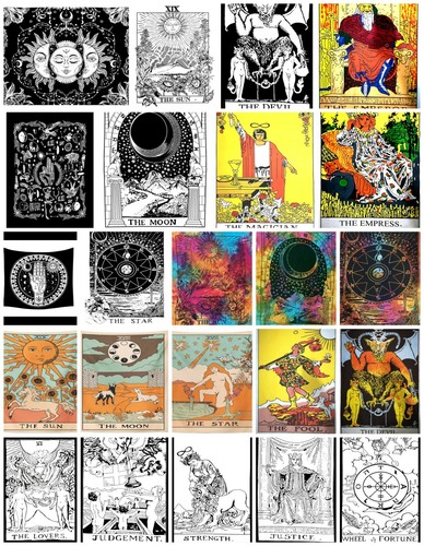Tarot tapestry wall hanging - wall,
