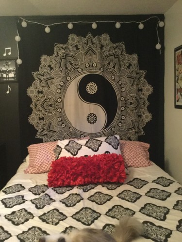 Cotton handmade yin yang - yang, wall