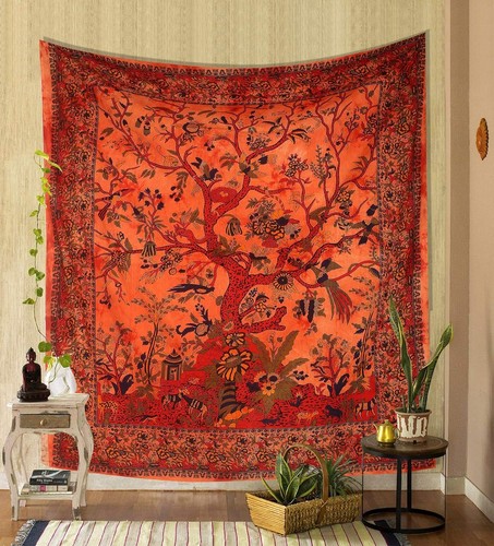 Indian tapestry 85x90in wall - tapestry,