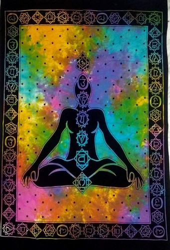 Chakra wall hanging tapestry - wall,