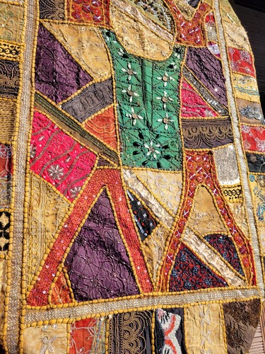 Vintage indian patchwork - vintage,