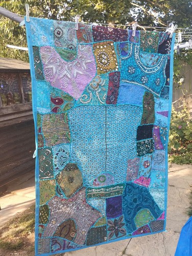 57inx38in vintage indian wall - indian,