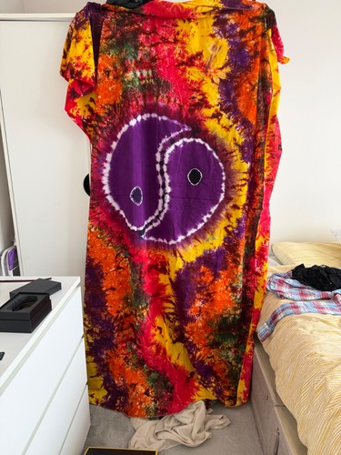 Tie dye tapestry - dye, yang