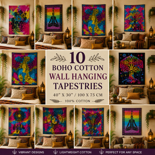 Mandala tapestry wall hanging - tapestry,