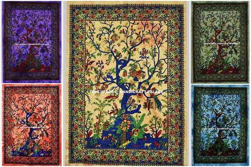 Tree life cotton - of, tapestry